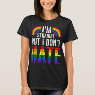 Camiseta Soy franco pero no odio el orgullo gay LGBT arcoir