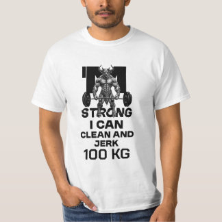 Camiseta Soy fuerte - puedo limpiar y cagar