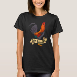 Camiseta Soy Gallero Gallo Granjero de Pollos Avicultura