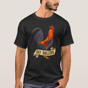 Camiseta Soy Gallero Gallo Pollo Granjero Avicultura