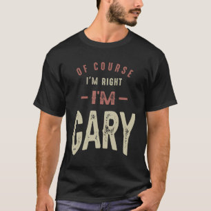 Camiseta Soy Gary Funny Personalized Name