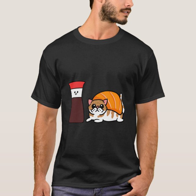 Camiseta Soy Gato Persa Sushi (Anverso)