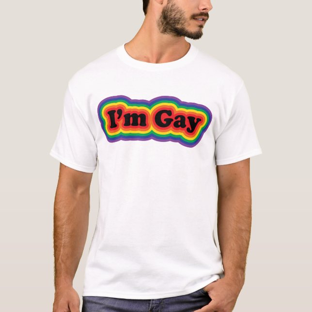 Camiseta Soy gay (Anverso)
