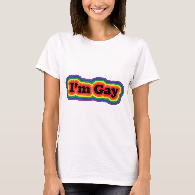 Camiseta Soy gay (Anverso)