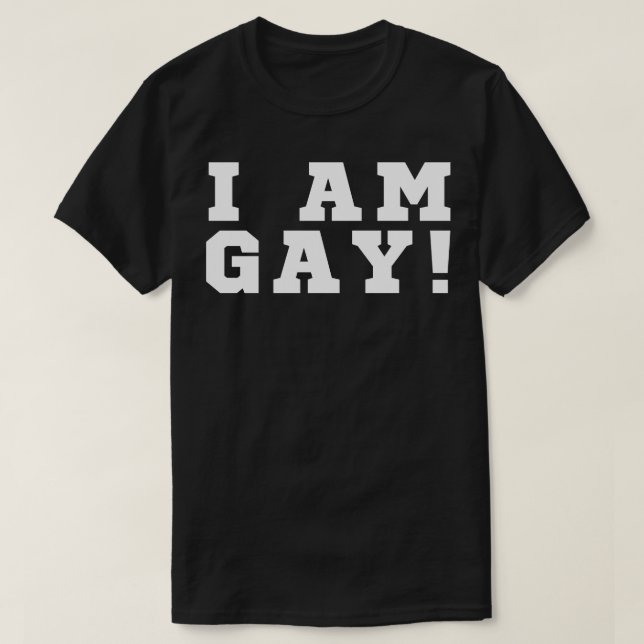 Camiseta Soy Gay (Diseño del anverso)