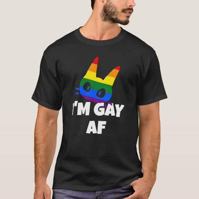 Camiseta Soy gay af (Anverso)