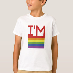 Camiseta Soy gay  Bandera arco iris