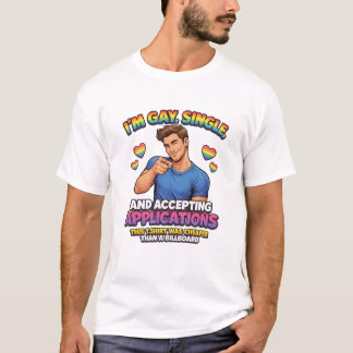 Camiseta Soy Gay Soltero Más Barato Que Un Cartel
