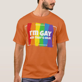 Camiseta Soy gay y está bien gay homosexual 1