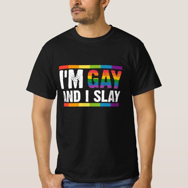 Camiseta Soy gay y yo delato el orgullo gay LGBTQ (Anverso)