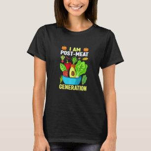 Camiseta Soy Generación Post Carne  Veganismo Verdura Veget