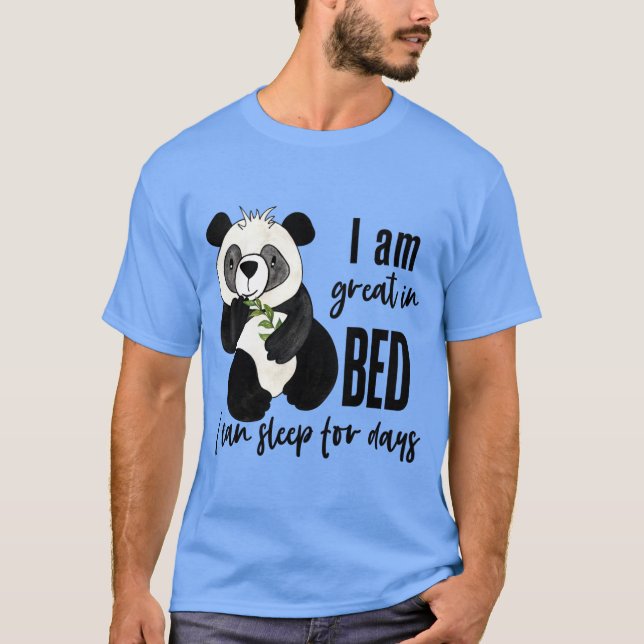 Camiseta Soy Genial En La Cama Puedo Dormir Durante Días Di (Anverso)
