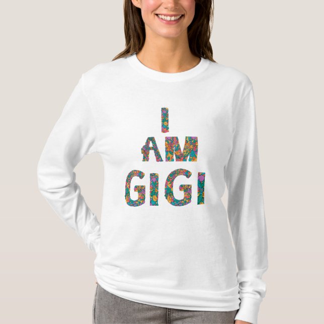 Camiseta Soy gigi bisabuela amiga muy fuerte (Anverso)