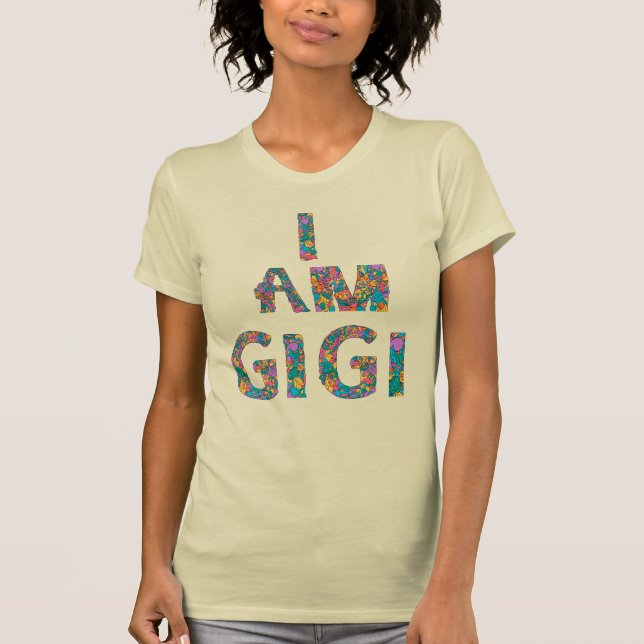 Camiseta Soy gigi bisabuela fuerte amiga de la abuela (Anverso)