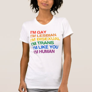 Camiseta SOY GLBT SOY HUMANO