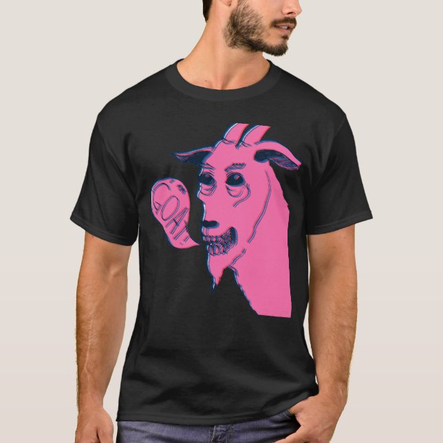Camiseta Soy Goat - Arte LowBrow (Anverso)