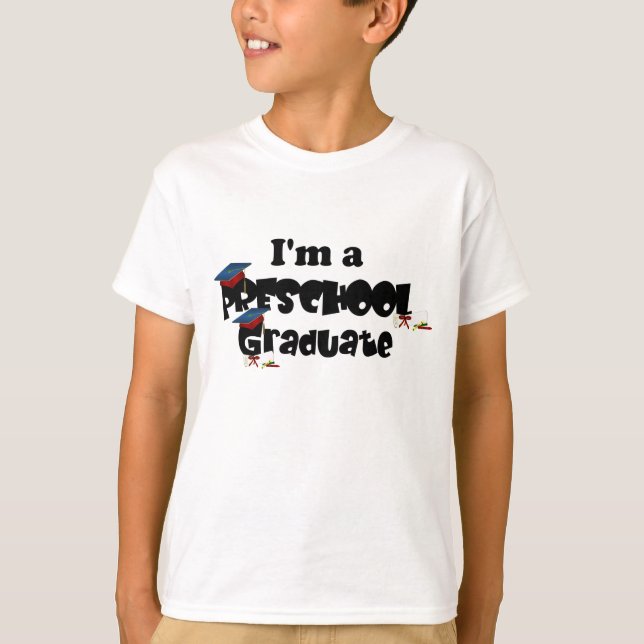 Camiseta Soy graduado de preescolar (Anverso)