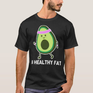 Camiseta Soy Grasa Saludable (Aguacate) - Gimnasio Gracioso