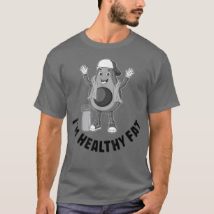 Camiseta Soy grasa saludable, aguacate lindo, vegetariano g