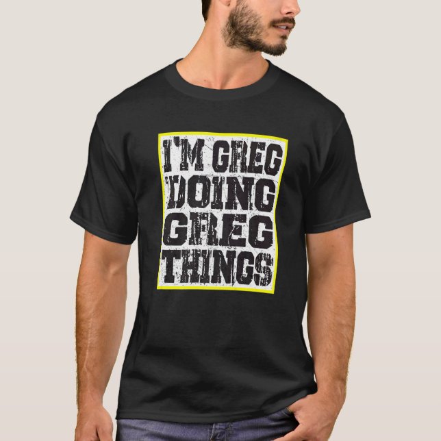 Camiseta Soy Greg Doing Greg Things Navidades (Anverso)