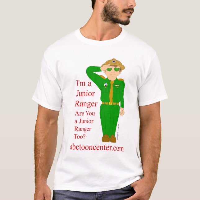 Camiseta Soy guardabosques menor. ¿Es usted guardabosques (Anverso)
