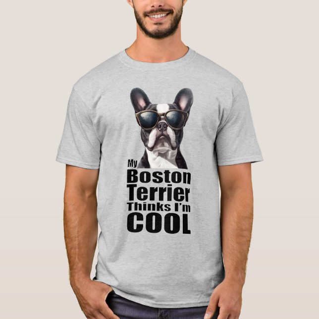 Camiseta Soy Guay Boston Terrier (Anverso)