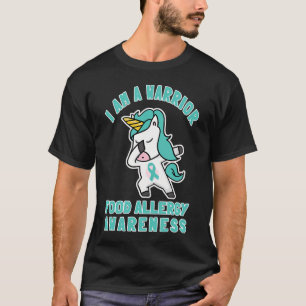 Camiseta Soy Guerrero Alergia Alimentaria Conciencia Unicor
