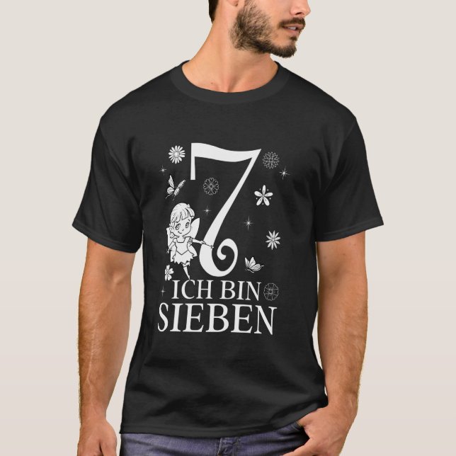 Camiseta Soy Hada Siete Cumpleaños Siete (Anverso)