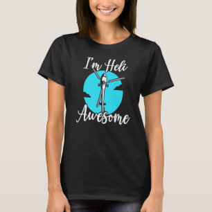 Camiseta Soy Heli Awesome Flight Instructor Aviator Helicop