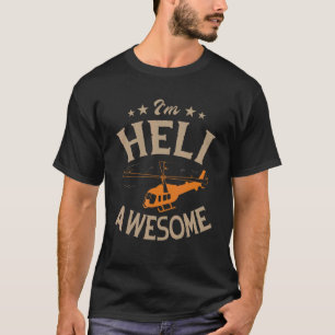 Camiseta Soy Helicóptero del Aviador de Aviación de Aeronav