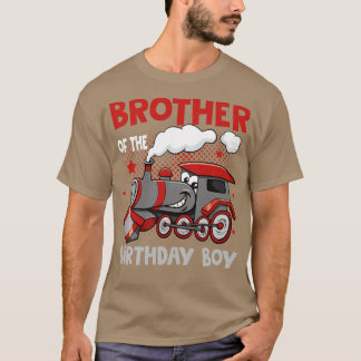Camiseta Soy Hermano De La Parte De Cumpleaños Del Tren De