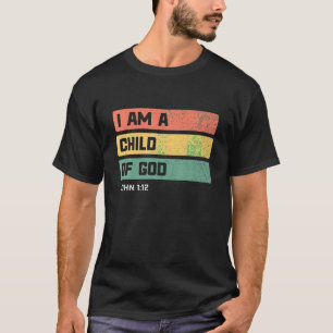 Camiseta Soy hijo de Dios de la Biblia Cristiana Verse Juan