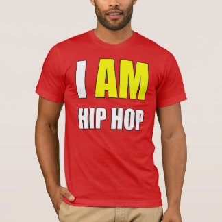 CAMISETA "SOY HIP HOP" LETRA AMARILLA EN LA PARTE SUPERIOR