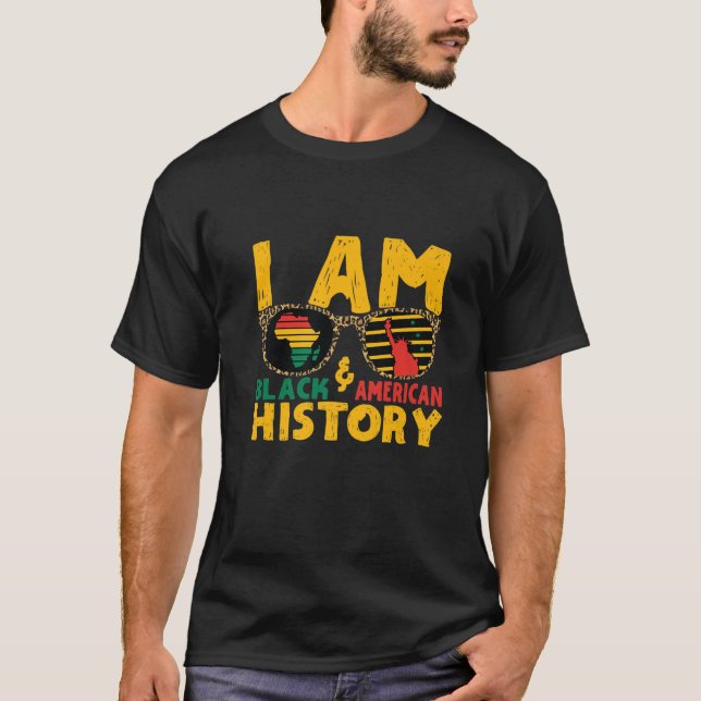 Camiseta Soy historia negra (Anverso)