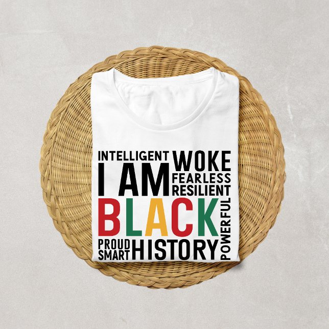 Camiseta Soy historia negra (Subido por el creador)