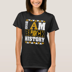 Camiseta Soy Historia Negra 1906 Melanina Afro Orgullo Afri