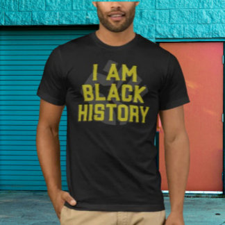 Camiseta Soy historia negra - Camisas gráficas de Puño Negr