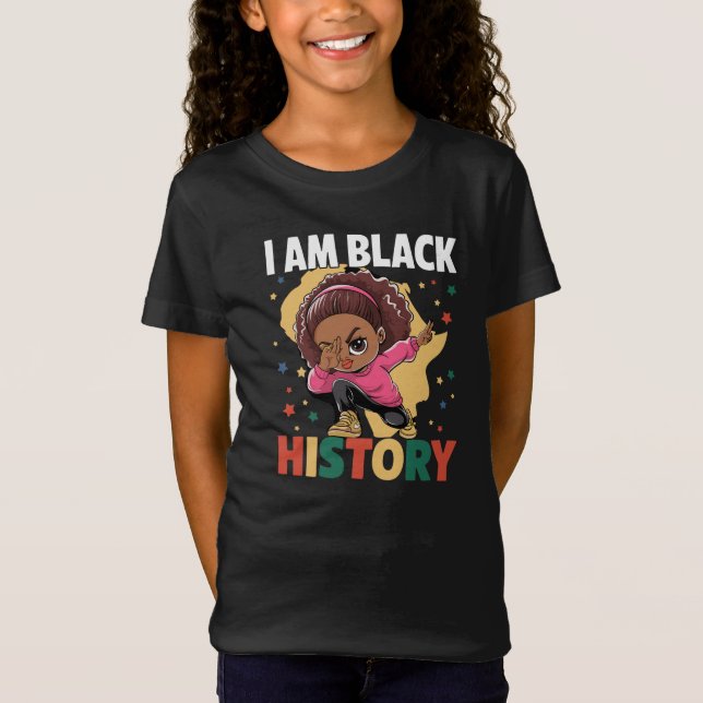 Camiseta Soy Historia Negra – Empoderamiento Juvenil Confia (Anverso)
