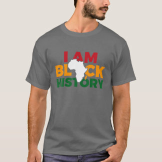Camiseta Soy Historia Negra Hombres Mujeres Niños Chicas Bl