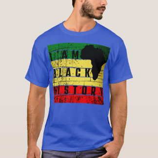Camiseta Soy historia negra Mes de historia negra