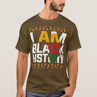 Camiseta Soy historia negra, mes de historia negra y orgull