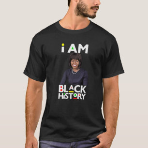 Camiseta Soy Historia Negra Michelle Obama Internacional Wo