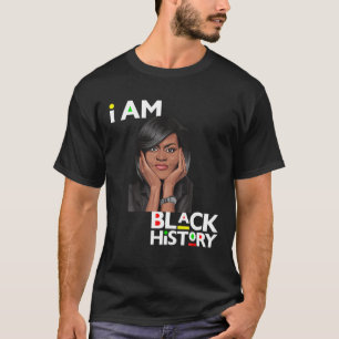 Camiseta Soy historia negra Michelle Obama International Wo