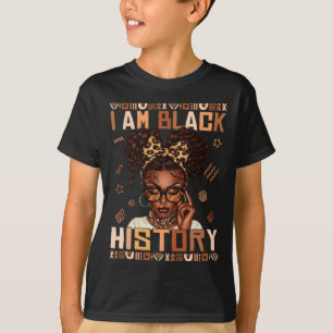 Camiseta Soy historia negra mujeres negras afro cabello des