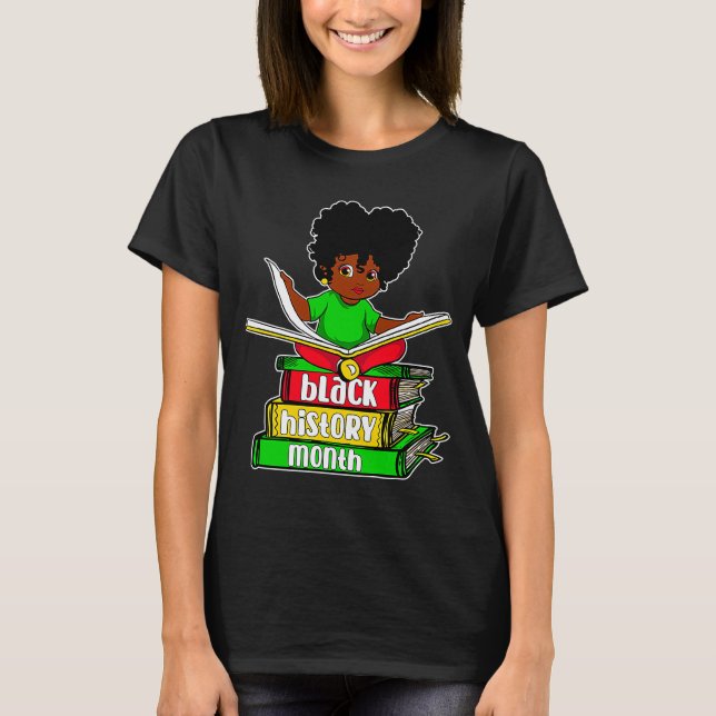 Camiseta Soy historia negra, orgullo negro afroamericano (Anverso)