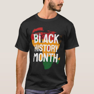 Camiseta Soy historia negra, orgullo negro afroamericano