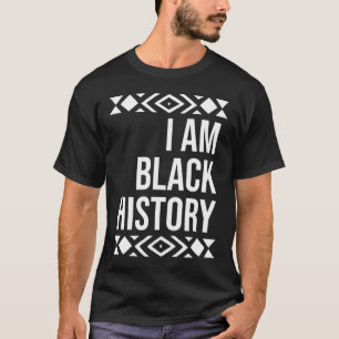 Camiseta Soy historia negra para el mes de la historia negr