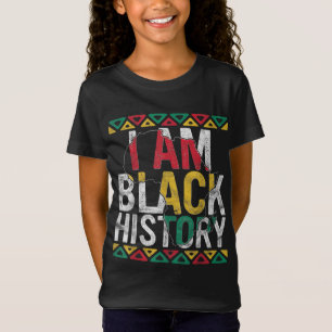 Camiseta Soy historia negra, regalo de orgullo negro africa