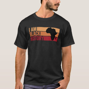 Camiseta SOY HISTORIA NEGRA Vintage Retro Mes Negro Histo