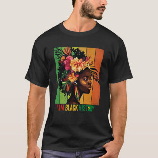 Camiseta SOY HISTORIAS NEGRAS Mujeres Chicas Reina Negra Me